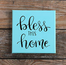 Hand Lettered Custom Canvases