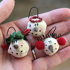 Primitive Christmas Ornaments