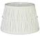 White Pleated Lamp Shade with Pearls, by Light & Living