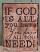 God Vintage Standing Box Sign, a Barbara Lloyd design for The Hearthside Collection.