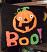 Jack Boo Halloween Pillow, by Hanna's Handiworks.