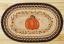 Pumpkin Candy Corn Oval Patch Rug, by Capitol Earth Rugs