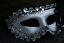Silver Masquerade Mask, by by Hanna's Handiworks