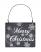 Merry Christmas Chalk Ornament, by Primitives by Kathy