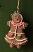 Gingerbread Ornament - Girl with Red Collar