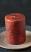 3 x 4 inch Mottled Orange Pillar Candle, by The Hearthside Collection.