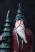 Santa with Tall Tree & Sack, by Folk Heart