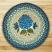 Blue Hydrangea Braided Jute Chair Pad, by Capitol Earth Rugs.  
