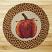 Harvest Pumpkin Printed Chair Pad, by Capitol Earth Rugs.