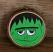 Frankenstein Hand-painted Wood Slice Ornament, by Our Backyard Studios in Mill Creek, WA