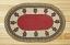 Gingerbread Men Oval Patch Braided Rug, by Capitol Earth Rugs