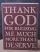 Burgundy Thank God Wall Plaque, a Barbara Lloyd design for The Hearthside Collection