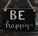 Be Happy Sign, by Our Backyard Studio in Mill Creek, WA