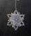 Silver Flower Snowflake Ornament, by Seasons of Cannon Falls