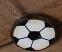 Soccer Ball Hand-painted Wood Slice Ornament