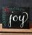 Joy with Vine Hand-Lettered Wooden Sign, by Our Backyard Studio in Mill Creek, WA