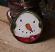 Country Snowman with Earmuffs Wood Slice Ornament