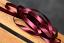 Wine Red Single Faced Poly Satin Ribbon, in 3/8 inch width