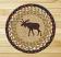 Moose  Braided Jute Tablemat, by Capitol Earth Rugs