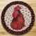 Rooster Braided Tablemat, by Capitol Earth Rugs.