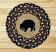 Black Bear Braided Tablemat, by Capitol Earth Rugs