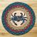 Blue Crab Braided Tablemat, by Capitol Earth Rugs