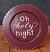 Oh Holy Night Painted Wooden Plate, hand painted in the USA.