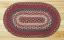 Burgundy Braided Tablemat, by Capitol Earth Rugs
