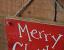 Merry Christmas Hand-Lettered Wooden Sign, by Our Backyard Studio in Mill Creek, WA