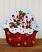 Holiday Cupcake Pot Holder, by Kay Dee Designs