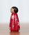Red Flower Girl Peg Doll, made by Our Backyard Studio in Mill Creek, WA