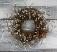 Ivory Pip Berry & Rusty Star Small Wreath or Candle Ring, by VHC brands