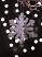 Glittered Snowflake Ornament, by Tag