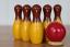 Chicken Tabletop Bowling Set, made in the USA by Our Backyard Studio