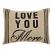 Love You More Decorative Pillow