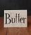 Butter Hand Lettered Wood Sign, hand painted in the USA