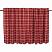 Braxton Red Plaid Cafe Curtains (36 inch), by VHC Brands