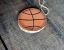 Basketball Hand-painted Wood Slice Ornament, by Our Backyard Studio in Mill Creek, WA.  