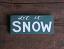 Let it Snow Hand-Lettered Wooden Sign, by Our Backyard Studio in Mill Creek, WA