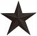 18 inch Black Barn Star, by The Hearthside Collection.