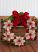 Celebrate the Season Fabric Wreath with Poinsettias, by Carson Home Accents.
