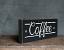 Retro Coffee Hand Lettered Wood Sign, painted in the USA