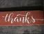 Give Thanks Typography Wood Sign
