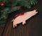 Pink Pig Personalized Ornament
