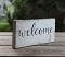 Welcome Reclaimed Wood Sign