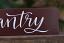 Burgundy Pantry Wood Sign