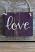 Purple Love Sign Ornament