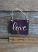 Purple Love Sign Ornament
