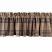 Great for a country or primitive home decor look, this valance features a checked pattern of black and oat.