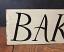 Bakery Rustic Wood Sign - Ivory